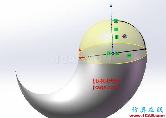 SolidWorks如何通過掃描創(chuàng)建太極圖？solidworks simulation培訓(xùn)教程圖片12