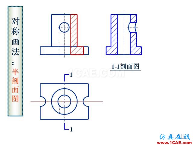 剖面圖與斷面圖的圖樣畫法基礎(chǔ)教程【AutoCAD教程】AutoCAD應(yīng)用技術(shù)圖片31