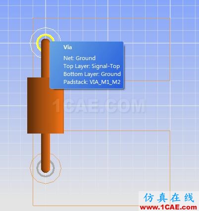 SiWave如何創(chuàng)建、編輯過孔?ansysem仿真分析圖片5