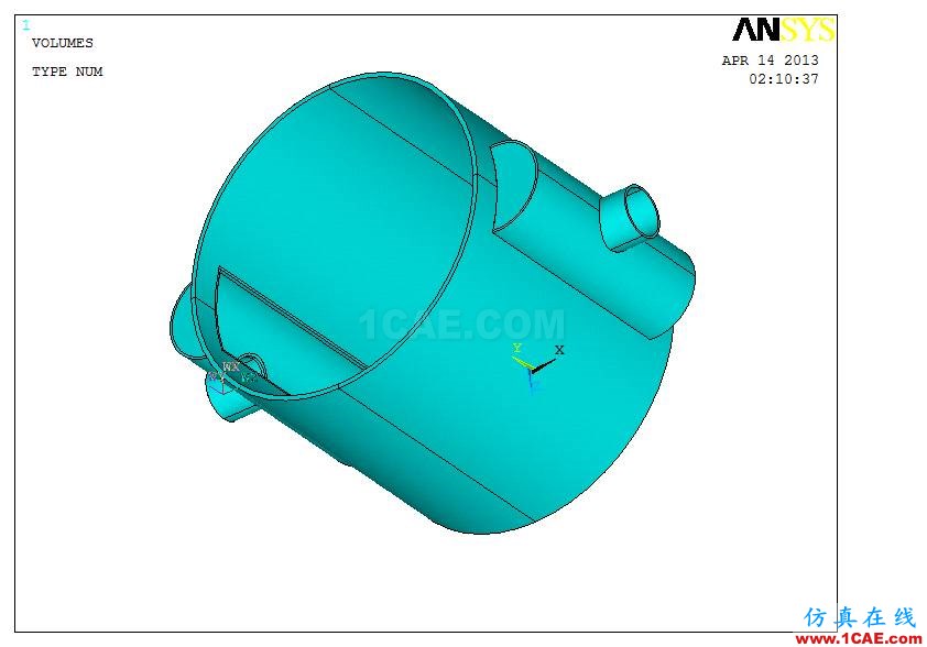 應用 | 螺旋板換熱器接管有限元分析ansys workbanch圖片3