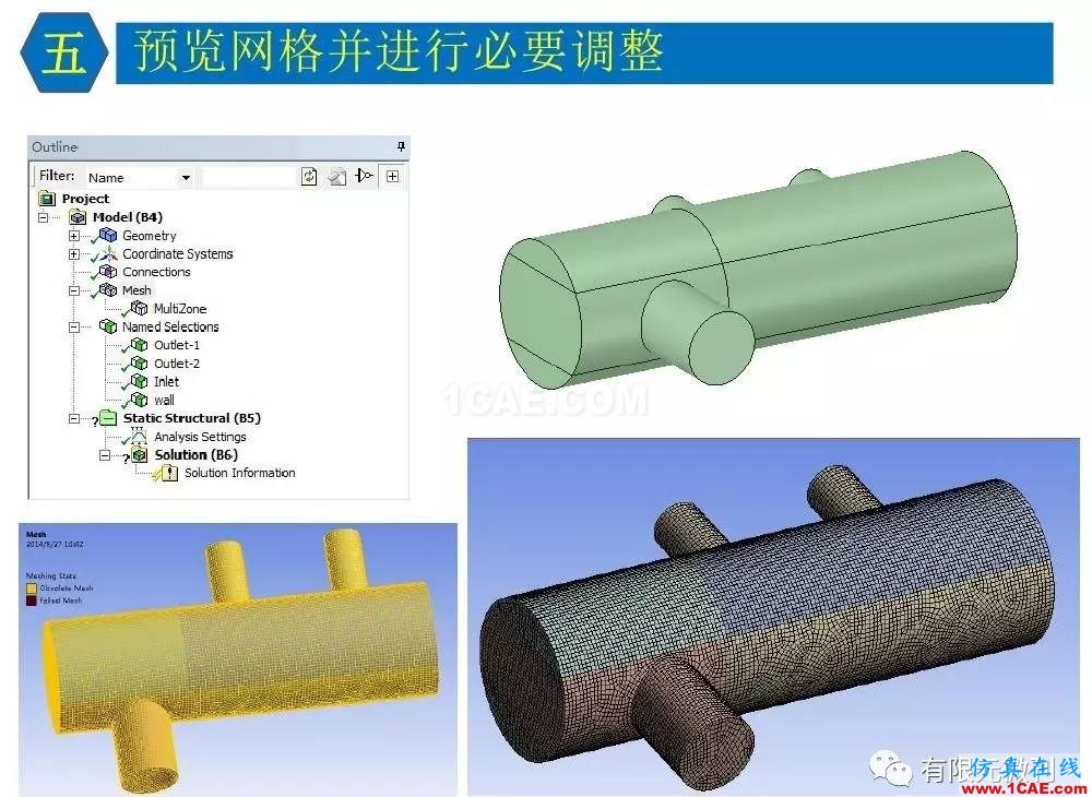 【有限元培訓(xùn)三】ANSYS-Workbench網(wǎng)格劃分ansys仿真分析圖片36