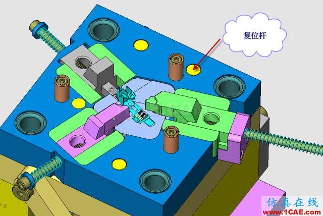 這套汽車傳感器支架精密模具如何設(shè)計？ug設(shè)計案例圖片23