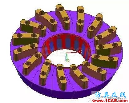 齒輪帶著十五個(gè)行位彎抽芯，這圖高清版ug設(shè)計(jì)圖片6