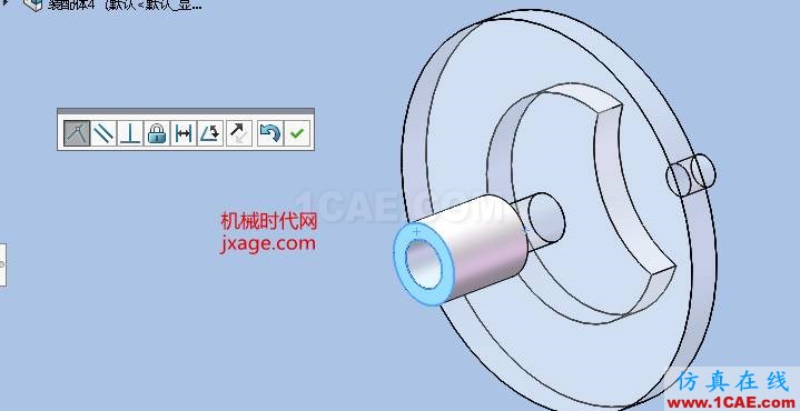 Solidworks電影抓片機構仿真solidworks simulation分析案例圖片3