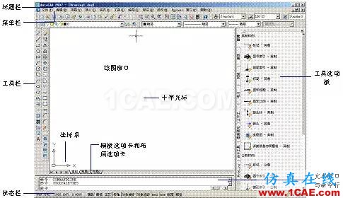 AutoCAD2007實(shí)用教程-1AutoCAD 2007入門基礎(chǔ)AutoCAD仿真分析圖片6