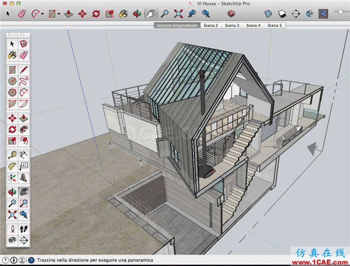 效果圖的藝術：用SketchUp, AutoCAD 和 Photoshop創(chuàng)造絕佳的水彩效果AutoCAD學習資料圖片3