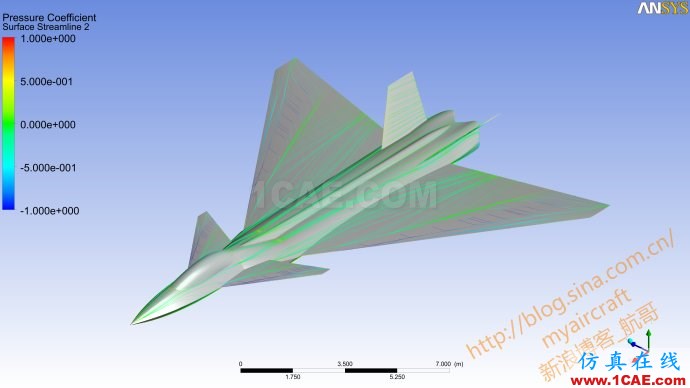 基于CFD的“四代機(jī)”大迎角流場結(jié)構(gòu)展示 (FLUENT/CFD-POST/Tecplot/EnSight)【航哥】