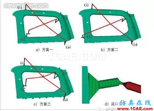 基于Moldflow的汽車內(nèi)飾板澆注系統(tǒng)設(shè)計moldflow結(jié)果圖片5