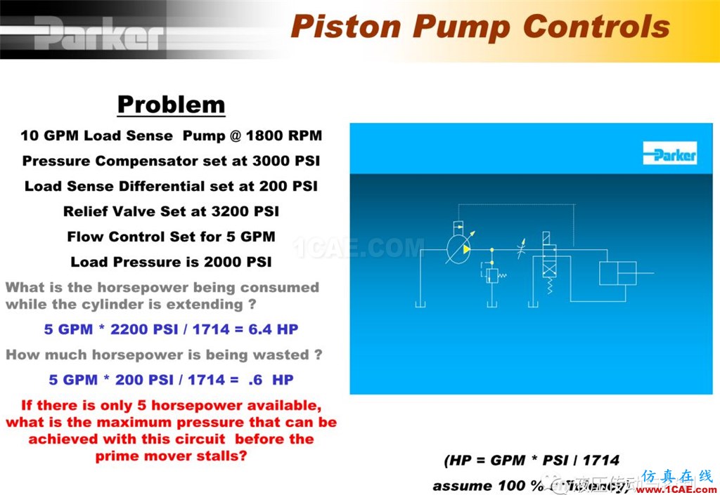 Parker變量柱塞泵詳盡培訓(xùn)資料Pumplinx流體分析圖片55