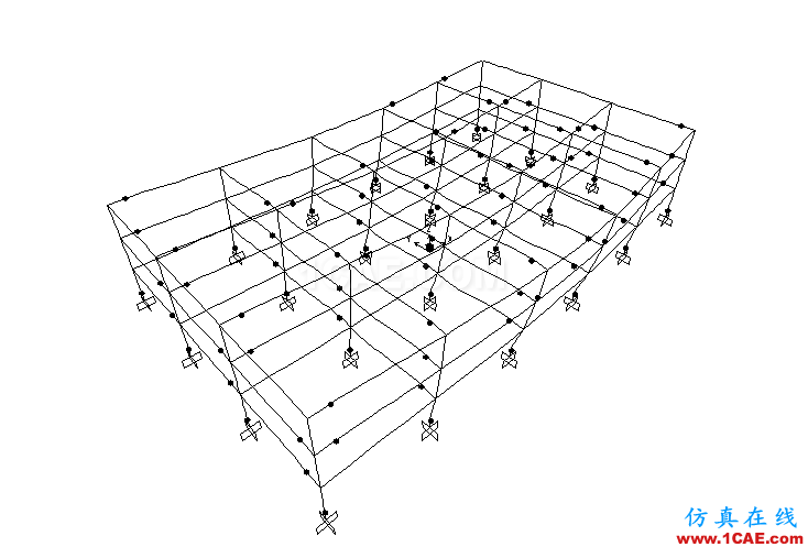 三維鋼筋混凝土框架結(jié)構(gòu)的靜力彈塑性分析ansys分析案例圖片19