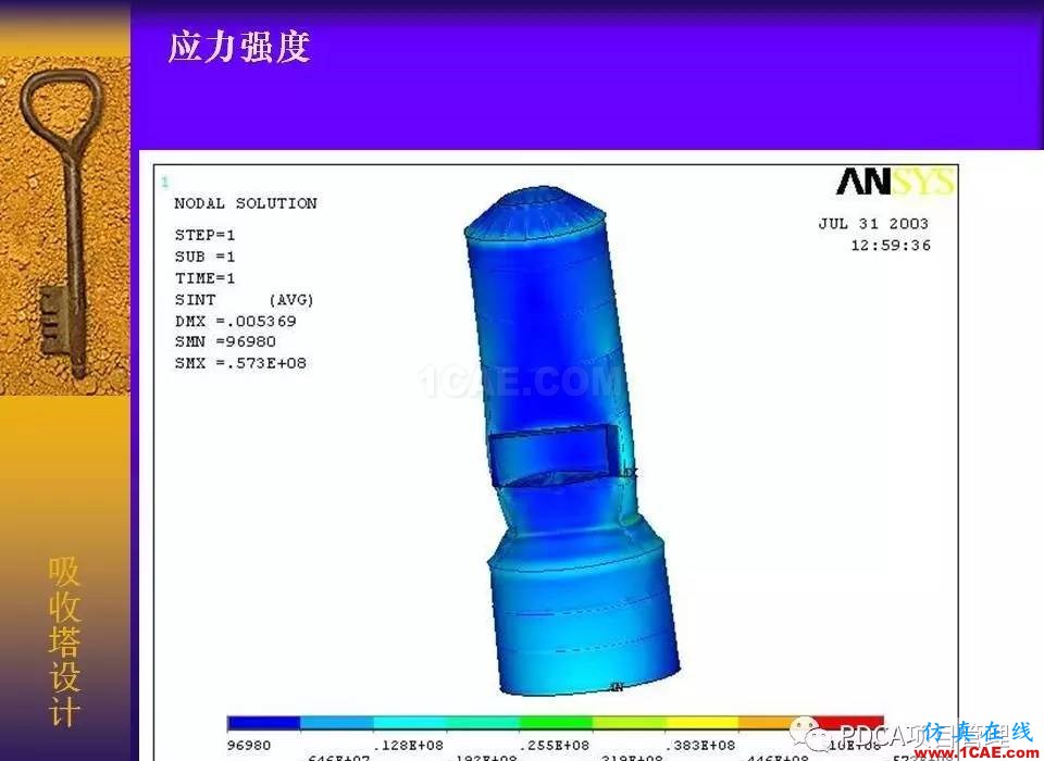 吸收塔易拉罐Ansys有限元分析案例圖解ansys結構分析圖片8