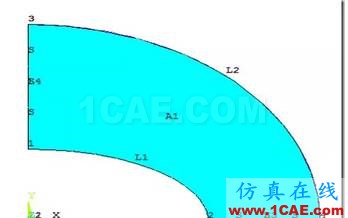 基于ANSYS APDL的橢圓膜的自適應(yīng)網(wǎng)格劃分的靜力學(xué)分析ansys圖片6