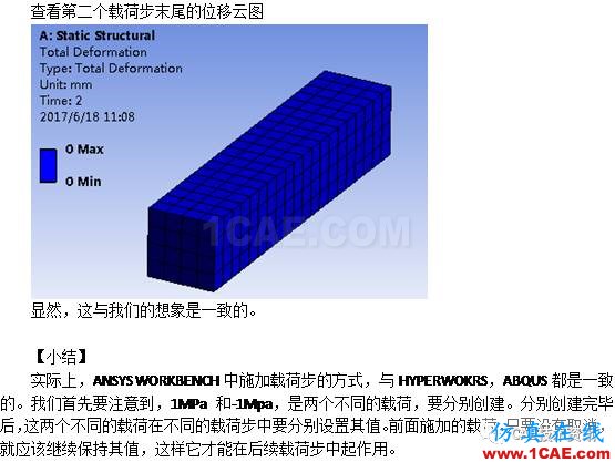 如何在ANSYS WORKBENCH中進(jìn)行多載荷步的靜力分析？ansys培訓(xùn)的效果圖片6