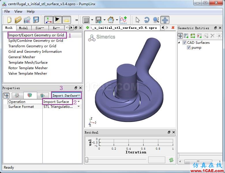 PumpLinx離心泵數(shù)值仿真指導教程Pumplinx流體分析圖片3