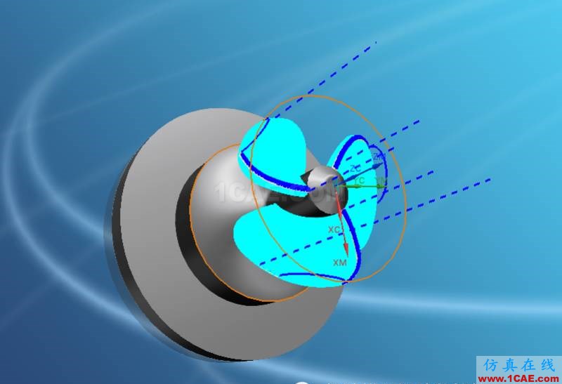 優(yōu)勝UG10.0葉輪五軸加工案例5675675ug培訓(xùn)課程圖片3