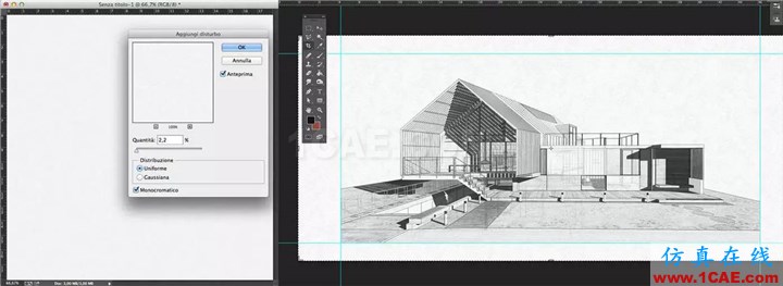 效果圖的藝術：用SketchUp, AutoCAD 和 Photoshop創(chuàng)造絕佳的水彩效果AutoCAD仿真分析圖片13