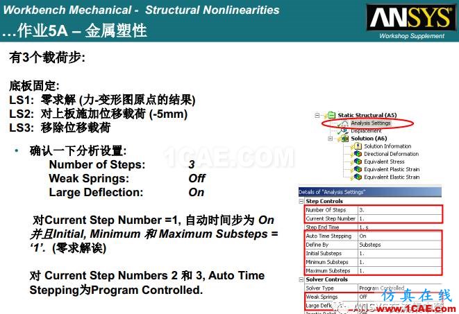 ANSYS材料非線性案例ansys培訓(xùn)課程圖片9