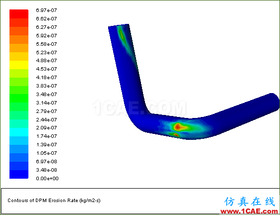 使用FLUENT沖蝕模型和離散相模型模擬3D彎管中的流動(dòng)沖蝕現(xiàn)象fluent圖片21