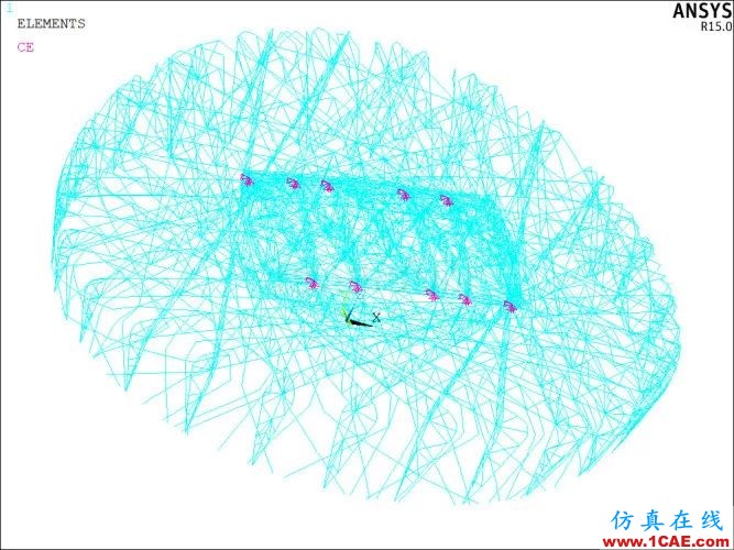 鳥巢ANSYS模型欣賞ansys培訓(xùn)的效果圖片4