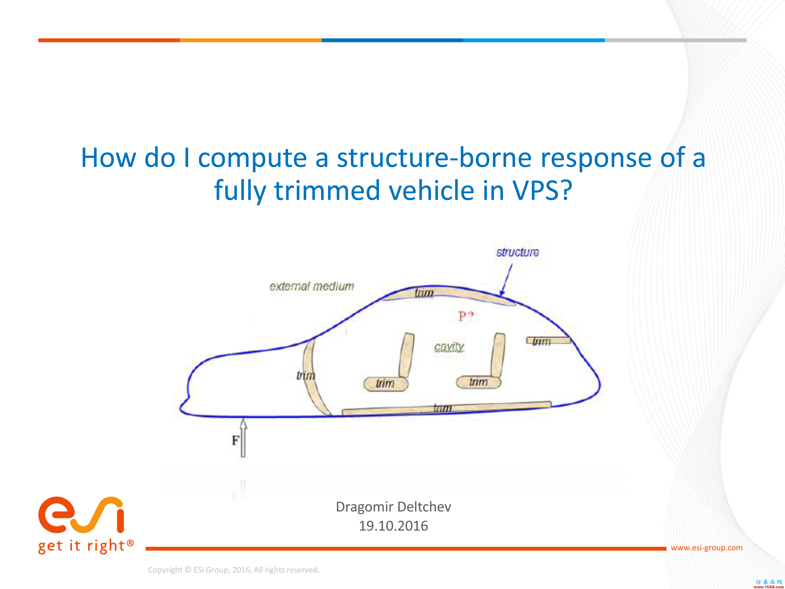 培訓(xùn)視頻 | 如何計算VPS中具有內(nèi)飾的車輛結(jié)構(gòu)聲響應(yīng)有限元理論圖片2