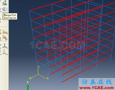 【簡單實例】abaqus/CAE建的簡單的框架模型(線性框架)