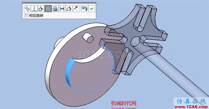 Solidworks電影抓片機構仿真solidworks simulation分析案例圖片4