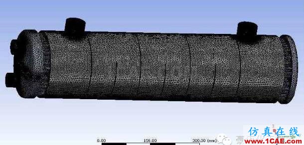 管殼式換熱器流動(dòng)及傳熱的數(shù)值模擬ansys結(jié)構(gòu)分析圖片7