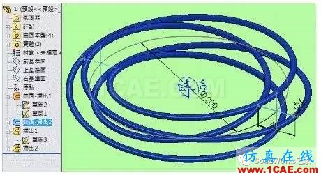 莫比烏斯轉(zhuǎn)環(huán)_組件動畫solidworks simulation學習資料圖片4