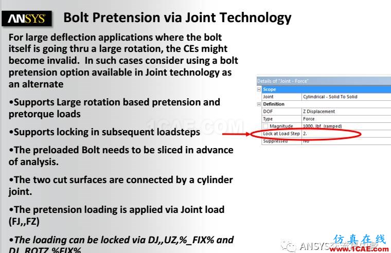 ANSYS技術(shù)專(zhuān)題之 螺栓預(yù)緊ansys workbanch圖片18