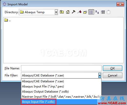 ANSYS計(jì)算模型如何導(dǎo)入Abaqusansys分析圖片5