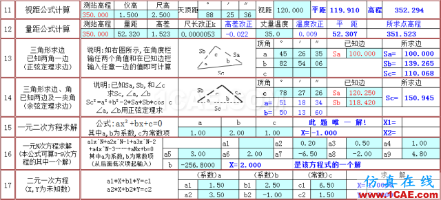 快接收，工程常用的各種圖形計(jì)算公式都在這了！AutoCAD分析圖片11