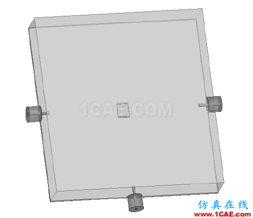 毫米波混頻器的屏蔽結(jié)構(gòu)的研究HFSS分析案例圖片2